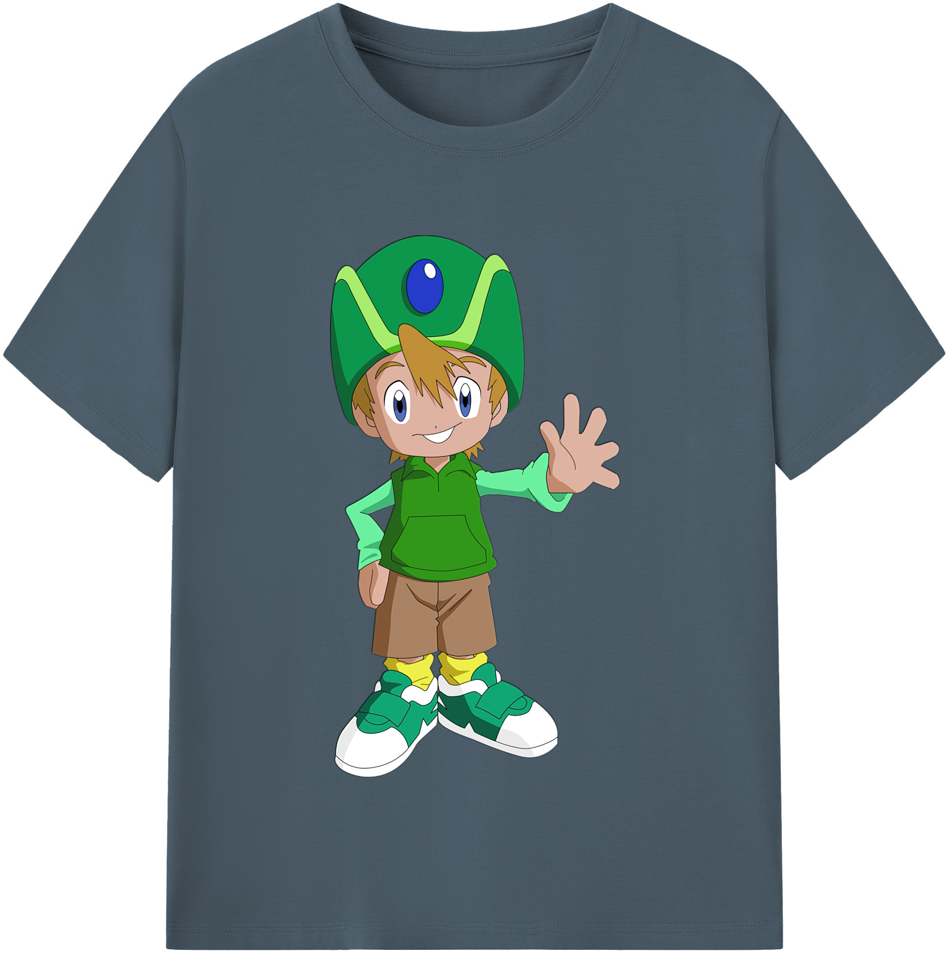 （画像用） Digimon デジタルモンスター/デジモン 綿100％半袖Tシャツ（フロントプリント）